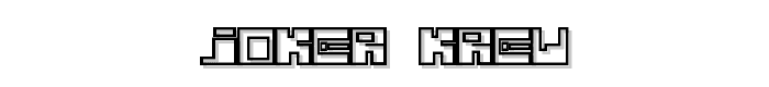 Joker Krew font